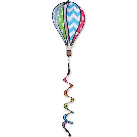 16 in. Hot Air Balloon - Chevron Polka Dot