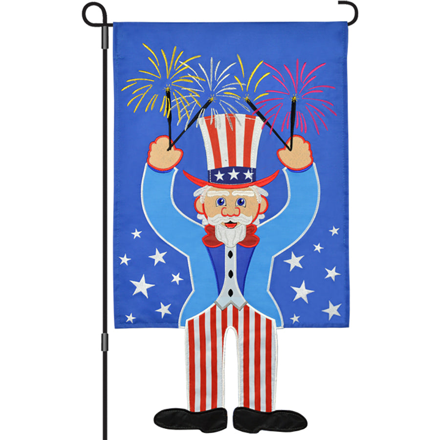 12 IN FLAG UNCLE SAM SPARKLERS