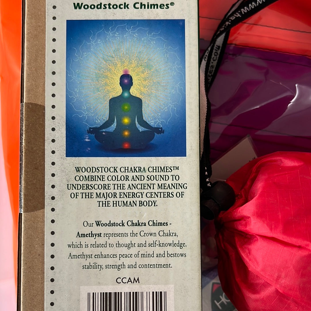 WOODSTOCK CHAKRA CHIMES AMETHYST